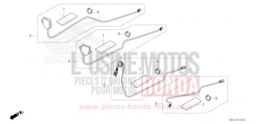 ANTENNA ASSEMBLY/CORD SET GL1800DAM de 2021